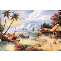 ราคา กระเบื้องผนังภาพชุด MATIRA 60X120 A 30X60CM 4 แผ่น ชุด (781188830)