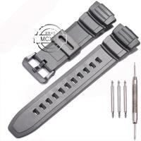 ราคา นาฬิกาเรซินสำหรับ Casio MCW 110H HDD S100 W S220 MCW100สายสแตนเลสสตีลกันน้ำเปลี่ยนสร้อยข้อมือสายคล้องลำลอง (21080026714)