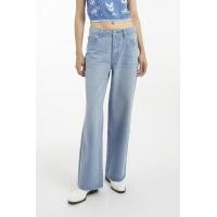 ราคา ESP กางเกงยีนส์ทรงขากว้าง ผู้หญิง Wide Leg Denim Pants 06153 (20914813317)