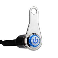 ราคา ZBING สวิตช์มอเตอร์ไซค์ LEDปุ่มกดแตรมอเตอร์ไซค์ไฟตัดหมอก12V กันน้ำ (19641971197)