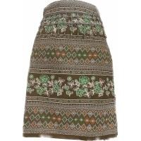 ราคา ผ้าไทย กระโปรงป้าย ผ้าถุงสั้นสำเร็จรูป ยาว20 5นิ้ว พร้อมตะขอ2คู่ (20891913073)