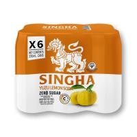 ราคา SINGHA สิงห์ ขนาด 330 มล แพ็ค 6 กระป๋อง มีให้เลือก 3 รสชาติ (18151478714)