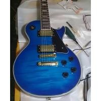 ราคา Gibson Les Paul Standard Blue Flame Maple Top Blue Burst Custom กีตาร์ไฟฟ้า (15882957527)