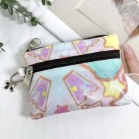 ราคา กระเป๋าเหรียญ 2 ซิบ ผ้าเคลือบกันน้ำ มีซับใน ใส่ธนบัตรพับครึ่งได้ กระเป๋าสตางค์ (21002788084)