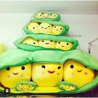 ราคา ตุ๊กตาถั่วแทยอน หรือ ถั่วลันเตา XXL ข้างในตัวจะมีถั่ว 3 เม็ด แสนจะน่ารัก (20448188601)