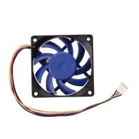 ราคา 12V DC 32 70mm 4 Pin Computer Case CFM PWM CPU PC Fan Blue Black (15090390558)
