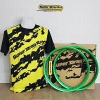 ราคา วงล้อซุปเปอร์แด็ก 1 2 1 4 17 วงล้อ Super Drag Rim สีล้วน แถมเสื้อ 1 ตัว (16355557173)