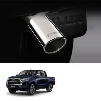 ราคา ปลายท่อไอเสียสเตนเลส จำนวน 1ชิ้น Toyota Hilux Revo Prerunner โตโยต้า ไฮลัก รีโว่ พรีรันเนอร์ ไฮลักซ์ ไฮลัค ปี 2021 2022 2ประตู 4ประตู (9733164454)