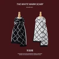 ราคา ผ้าพันคอถักสีแดงคริสต์มาสสำหรับผู้หญิงผ้าพันคอลายสก๊อตปีใหม่แมตช์ชุดง่ายใหม่สำหรับฤดูหนาวของขวัญผ้าคลุมไหล่กันหนาวสำหรับคู่รัก (20975938186)