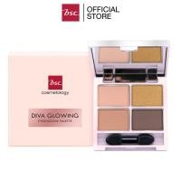 ราคา Eye Shadow l BSC DIVA GLOWING EYESHADOW PALETTE อายพาเลท รวม 4 เฉดสี อายแชโดว์ บีเอสซี เขียนคิ้ว เขียนตา แต่งหน้า เพิ่มความโดดเด่นให้ดวงตา (17873865523)