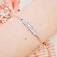 ราคา พร้อมส่ง สร้อยข้อมือเพชรแท้ ทองคำขาวแท้18K ทอง75 0 เพชรแท้น้ำ100 เบลเยี่ยมคัต 18KPB536 (20757150056)