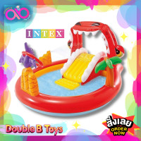ราคา INTEX สระน้ำเป่าลม สระเป่าลมฮิปโป Play Center Pool สระสไลเดอร์ สวนน้ำเป่าลม สระเป่าลม สระว่ายน้ำ สระน้ำเด็ก สระน้ำ ขนาดสระ 196 x 170x 107 ซม (13973050984)