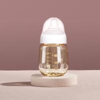 ราคา Boboduck PPSU ขวดนม ขวดนมคอกว้าง สําหรับเด็ก ขวดนมสีชาคอกว้าง 5 ออนซ์ 160 มล (19270590322)