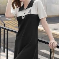 ราคา ใหม่ฤดูร้อนเเละฤดูใบไม้ผลิชุดเดรสสั้นคอปกลำลองเเขนสั้นมินิเดรสสั้นคอปกสไตล์เกาหลี (17894619382)