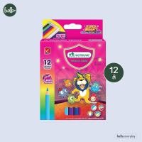 ราคา Master Art มาสเตอร์อาร์ต ดินสอสีไม้มาสเตอร์อาร์ต แท่งสั้น รุ่นซุปเปอร์ไบรท์ 12สี และ 18สี (21070256196)
