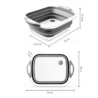 ราคา กาละมังพับได้ กะละมังพับ กะละมังพกพา เขียงกะละมัง เขียงพับได้ ตะกร้าล้างผัก หั่นล้าง ยืดหดได้ (11864058863)