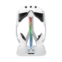 ราคา สำหรับ Meta Quest 3แท่นชาร์จสำหรับ Meta Quest 3ไฟ RGB Stand Storage (20617826806)