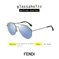 ราคา ลดกระหน่ำ แว่นกันแดด FENDI รุ่น FEN M0031 S ทรงนักบิน สีดำ ดีไซน์คลาสสิค (20477043068)