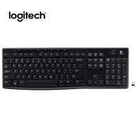 ราคา แป้นพิมพ์ไร้สาย Logitech K270สำหรับ Windows ไร้สาย2 4 GHz ขนาดเต็มแป้นตัวเลขคีย์มัลติมีเดีย8ปุ่มแบตเตอรี่ใช้งานได้นาน2ปีใช้งานได้กับพีซีแล็ปท็อปสีดำ (20039392980)
