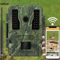 ราคา Studyset IN stock Bluetooth compaible Wifi 4k Hd Trail Camera Outdoor Ip67 Waterproof Infrared Induction Tracking Cameras (19991244942)