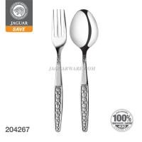 ราคา JAGUAR ช้อนส้อม สแตนเลส ตรา จากัวร์ หนา 1 5 mm ลายโอลิเวีย ช้อน ส้อม ช้อนส้อมทานข้าว Food Grade แพ็ค 12 คู่ 2 แพ็ค (9587909496)