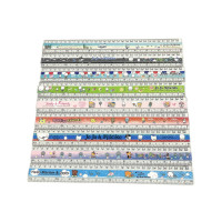 ราคา ไม้บรรทัดลายการ์ตูน 6นิ้ว 12นิ้ว (19493894893)