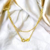 ราคา สร้อยคอทองคำแท้ 9K อิตาลี ลายโซ่คั่นเล็ก มีใบรับประกัน (20619081262)
