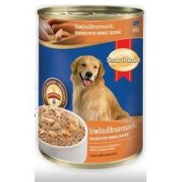 ราคา 9แบบ กระป๋อง SmartHeart สมาร์ทฮาร์ท อาหารเปียกสุนัข กระป๋อง 400กรัม (21188982950)