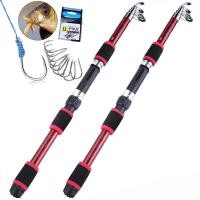 ราคา คันเบ็ดยืด5 สีคันเบ็ดตกปลาราคาถูกคันเบ็ด 1 8M 5 9FT คันเบ็ดแบบยืดไสลด์เหมาะสำหรับเด็กสามเณรคันเบ็ดคันเบ็ดตกปลาเบ็ดตกปลา คันเบ็ด คันเบส (21067627101)