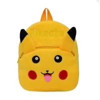 ราคา ใหม่กระเป๋าเป้สะพายหลังสำหรับเด็กการ์ตูน Pikachu โปเกมอนน่ารักกระเป๋านักเรียนตุ๊กตาปิกาจูกระเป๋าเก็บของถุงซานตาวันเกิดของเด็ก (19266290725)