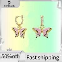 ราคา 100 ของแท้ Swarovski S925 เงินสเตอร์ลิง 5670055 ต่างหูทรงหยดน้ำ Idyllia ของขวัญวันเกิดของขวัญวันวาเลนไทน์ (20911055598)