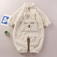 ราคา ฤดูใบไม้ร่วงฤดูหนาวเด็ก Romper ขนแกะคลุมด้วยผ้าเด็กวัยหัดเดิน J Umpsuit เสื้อผ้าทารกแรกเกิดเด็กสาวเด็กหลวมทารก Ouitfit เสื้อผ้าเด็ก (19987371393)