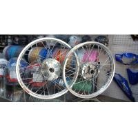 ราคา ชุดล้อ วงล้อ Y80 V75 Y100 เมท100 เมทนางพญา เบล100 รุ่น ดรัมหน้า วงล้ออลูมิเนียม ดุมเงา พร้อมขึ้นชี่ลวดชุบเงาเส้นใหญ่อย่างดี (11858342812)