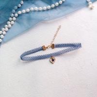 ราคา สไตล์ญี่ปุ่นและเกาหลีสีฟ้าดาวเคราะห์จี้ Choker สร้อยคอของผู้หญิงสั้นกระดูกไหปลาร้าโซ่ (12799208640)