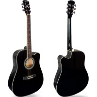 ราคา Kazuki KZ41C กีต้าร์โปร่ง 41 นิ้ว KZ 41C ฟรีกระเป๋า และอุปกรณ์ Music Arms (7418325437)