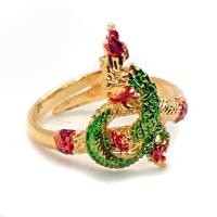 ราคา แหวนพญานาค แหวนทองลายพญานาค แหวนแฟชั่น สตรี สีทอง พุทธคุณ โชคลาภเงินทองมีเสน่ห์ แหวนปรับได้ (19345831687)