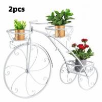 ราคา ชั้นวางดอกไม้เหล็กดัดทรงจักรยานสุดเก๋ ชั้นวางกระถางดอกไม้และพืชต่างๆ มีตะกร้าวาง3ชิ้น ตกแต่งสวนหรือระเบียงได้หลากหลายสไตล์แข็งแรงทนทาน (20818081406)