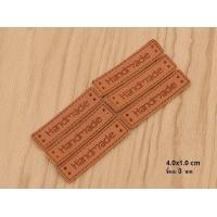 ราคา ป้ายหนังPU ลาย Handmade 10 ชิ้น (6532656792)
