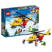 ราคา LEGO City Group 60179 First Aid Helicopter Plane City Children Assembled Building Blocks Educational Toys (8087805402)