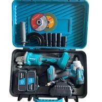 ราคา MAKITA บล็อกไร้สาย หินเจียรไร้สาย 229Vแพ็คคู่สุดคุ้มพร้อมอุปกรณ์ครบชุด (20923763281)