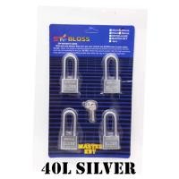 ราคา ชุดแม่กุญแจ มาสเตอร์คีย์ ขนาด 40 มม 4 ซม 4 ชุด ดอกเดียวใช้ได้ทั้งบ้าน กุญแจมาสเตอร์คีย์ กุญแจล็อคประตู แม่กุญแจ กุญแจ กุญแจล็อค กุญแจ (10784214378)