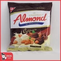 ราคา United Almond Chocalateช็อกโกแลตเคลือบอัลมอนด์ มี 2 รสในถุงเดียวกัน 275กรัม จำนวน 50เม็ด รส white ch Dark ch (1760770612)