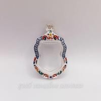 ราคา กรอบพระ กรอบพระเงินผสม เสมาหลวงปู่ทวดเล็ก กว้าง2 2 สูง2 9cm ขนาดจอกระจก (17226653781)