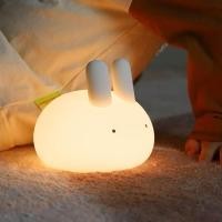 ราคา ใหม่ไฟ Led รูปกระต่ายซิลิโคนไฟกลางคืนไฟ Led เปลี่ยนสีได้ไฟกลางคืนเซ็นเซอร์สัมผัสรูปการ์ตูนน่ารักโคมไฟตั้งโต๊ะรูปกระต่ายของขวัญวันเกิดสำหรับเด็ก (17322280949)
