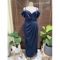 ราคา ชุดราตรียาว Big Size เปิดไหล่ สายเดี่ยว กระโปรงจีบ ชุดออกงานยาว ชุดไปงานยาว เดรสราตรี เดรสออกงาน เดรสยาว สาวอวบ คนอ้วน (17812175645)