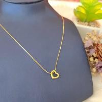 ราคา สร้อยคอเงินชุบทอง จี้หัวใจ 3D Heart 3D ทองคำ 99 99 น้ำหนัก 0 1 กรัม ซื้อยกเซตคุ้มกว่าเยอะ (16448869532)