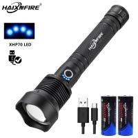 ราคา Haixnfire H007 8000 Lumens Xhp70 2ที่แข็งแกร่งไฟฉายซูม Led ที่ดีที่สุดตั้งแคมป์กลางแจ้งเครื่องชาร์จ USB (3085960176)