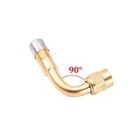 ราคา ZOATAAL รถจักรยานยนต์ ทองเหลือง เครื่องมือรถยนต์ รถจักรยานยนต์ 45 90 135 องศา หัวสูบลม อะแดปเตอร์ขยายวาล์วท่อยาง ก้านวาล์วเงินเฟ้อ อะแดปเตอร์วาล์วงอ ท่อต่อ (19817573242)