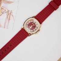 ราคา Geneva watch นาฬิกาข้อมือผู้หญิง หน้าปาเต๊ะ รุ่นเลขโรมัน (19737359878)