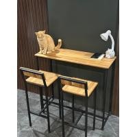 ราคา โต๊ะบาร์ พร้อมเก้าอี้2ตัว โต๊ะบาร์ไม้ทรงสูง ขาเหล็ก โต๊ะบาร์ไม้ โต๊ะ โต๊ะกินข้าว (21098272874)